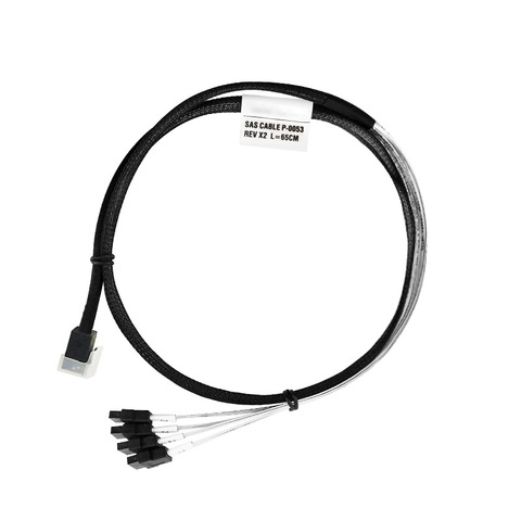 SAS Cable SFF8643 to 4 SATA, Mini SAS HD To 4SATA 12Gb/s High Performance SAS Cable 65CM/100CM ► Photo 1/3