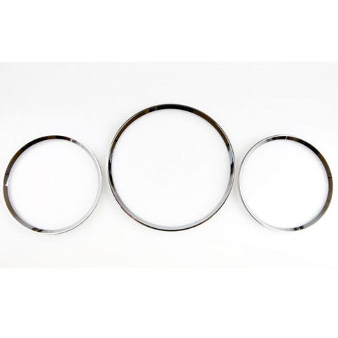 Chrome Styling Dashboard Gauge Ring Set For Mercedes Benz W163 ML Class ► Photo 1/2