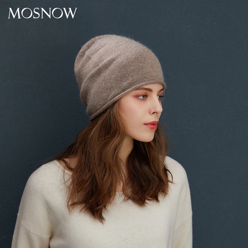 IMISSU Winter Beanie Hat for Women Knitted Wool Skullies Casual