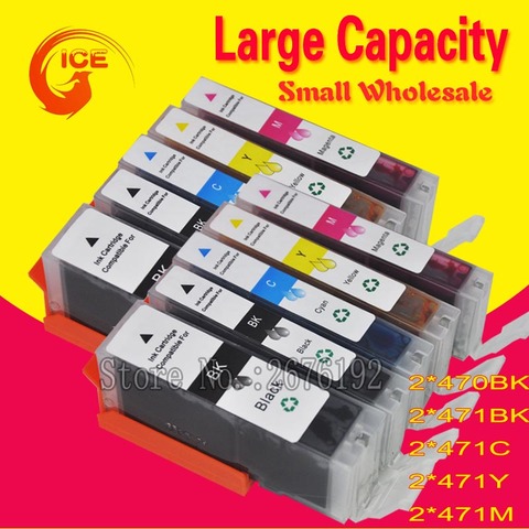 TS5040 TS6040 TS 5040 TS 6040 For Canon TS5040 TS6040 TS 5040 TS 6040 Ink cartridge PIxma printer 5 Color ink cartridge PGI470 ► Photo 1/6