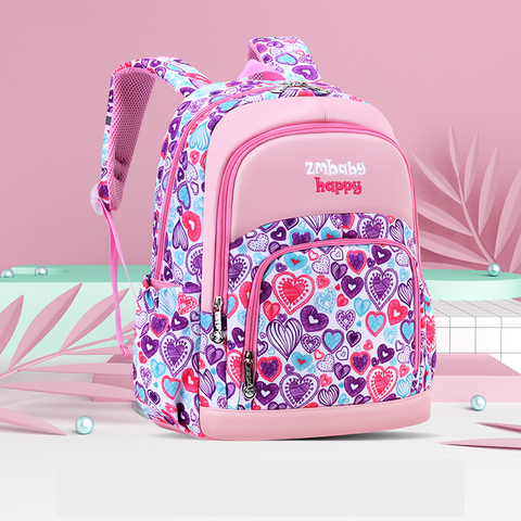 Waterproof Kids Orthopedic school backpack Boys&Girls Primary school Bag Children School bags for Girls Satchel Grade1-3-6 ► Photo 1/6