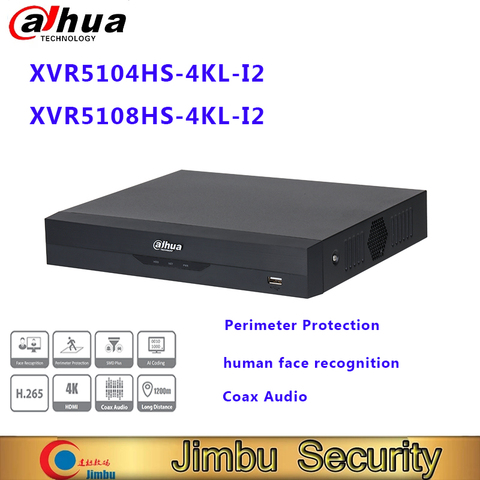 Dahua XVR5104HS-4KL-I2 XVR5108HS-4KL-I2 4ch/8ch 4K-N/5MP Compact WizSense Digital Video Recorder radar видеорегистратор радар ► Photo 1/2