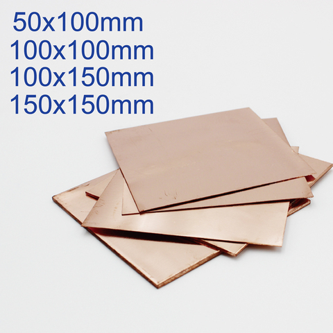 0.1mm 0.15mm 0.2mm 0.3mm 0.4mm 0.5mm 0.8mm 1mm 1.5mm 2mm 3mm 4mm 5mm 6mm copper sheet plate ► Photo 1/6