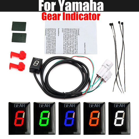 Motorcycle Gear Indicator Display 1-6 Level For Yamaha FZ6 FZS 600 1000 MT-03 YZF R6 R1 TDM 900 WR250X XJ6N XJR1300 XV1900 ► Photo 1/6