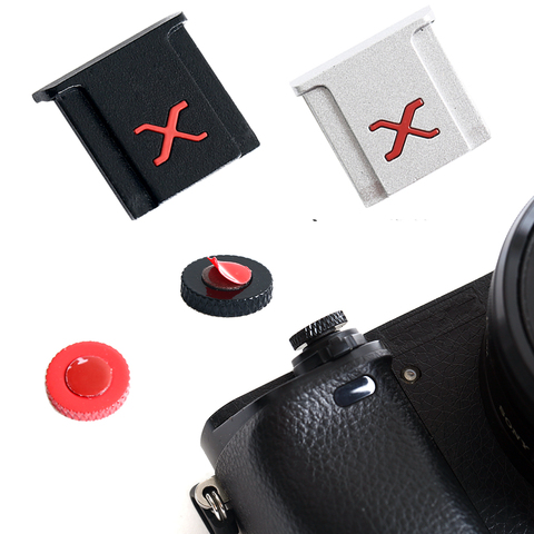 Hot Shoe Cover & Shutter Release Button for Fujifilm X-T200 X-T100 X-A7 X-A20 X-A10 X-A5 X-A3 X-H1 X-T1 XS10 X-A2 X-A1 GFX 50RS ► Photo 1/6