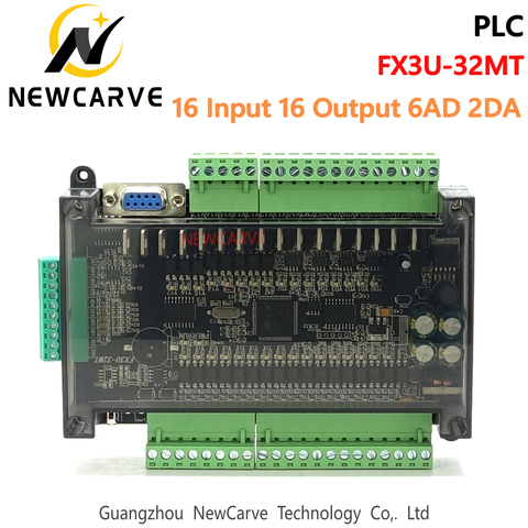 PLC Industrial Control Board FX3U-32MT Compatible With FX1N FX2N NEWCARVE ► Photo 1/5