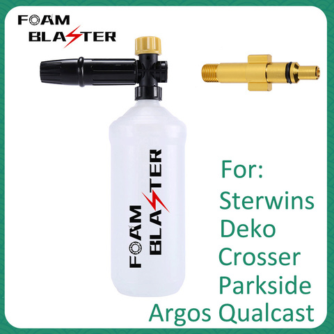 Snow foam lance foam gun Foam Generator Car Shampoo Foam Sprayer for Crosser Sterwins Deko Parkside Argos Qualcast Pressure Wash ► Photo 1/6