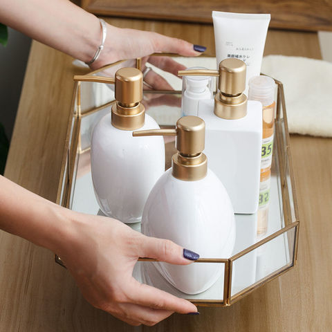 NEWYEARNEW Ceramic liquid soap dispensers Emulsion Bottles Latex Bottles Bathroom Accessories Bathroom set Wedding Gift ► Photo 1/6