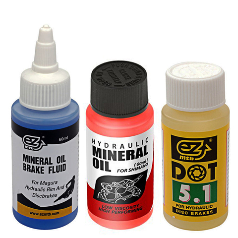 MTB Bicycle Brake Fluid Mineral Oil & DOT 5.1 Oil 60ml For Sram Hydraulic Disc Bleed Kit Tools Mountain Road Bikes Cycling Parts ► Photo 1/6