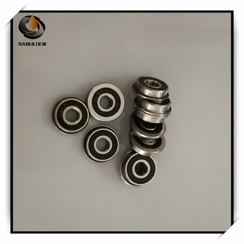 10Pcs F695RS Bearing 5*13*4mm F695 ABEC-7 Flanged Miniature F695-2RS Ball Bearings For VORON Mobius 2/3 3D Printer ► Photo 1/5