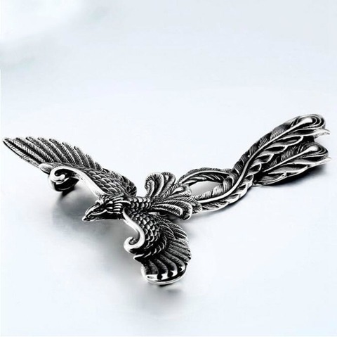 Cool Phoenix Pendant Necklace Bird Shape Pendant Men's Animal Jewelry Wild Domineering Necklace ► Photo 1/4