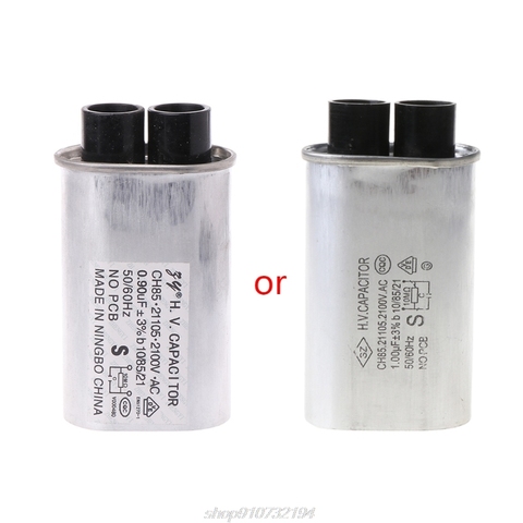 AC 2100V Microwave Oven High Voltage HV Capacitor 0.90μF Replacement Universal N06 20 Dropshipping ► Photo 1/6