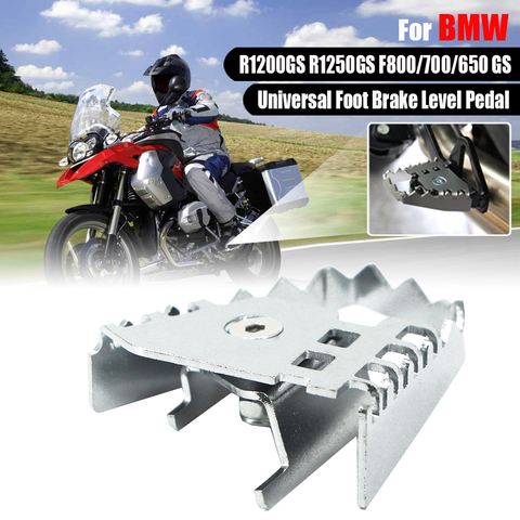 For BMW R1200GS R1250GS R 1200 1250 GS R1150GS LC F 800 700 650 GS Foot Brake Level Pedal Enlarge Extension Rear Brake Peg Pad ► Photo 1/6