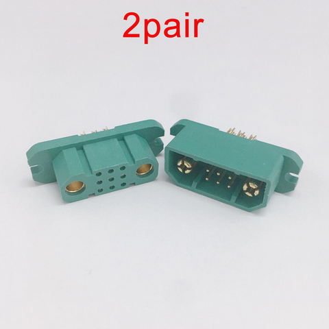 2pair VTOL Pro Connector JX9 Multi Wire Servo Extension Plug Signal Wire For RC Airplane Turbine Jet Model Accessories ► Photo 1/5