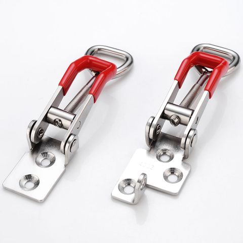 2pcs Toggle Latch Catch Toggle Clamp Adjustable Cabinet Boxes Lever Handle Lock Hasp For Sliding Door Furniture Hardware ► Photo 1/5