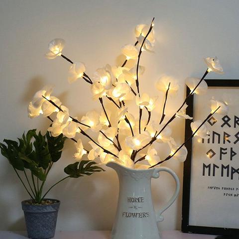 20 LED Phalaenopsis Branch Light Simulation Flower Table Decoration Lamp Christmas Home Party Floral Fairy Lamp Birthday Gift ► Photo 1/6