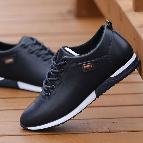 Fashion Loafers Walking Footwear Tenis Feminino Outdoor Breathable Sneakers Men's PU Leather Business Casual Shoes for Male fgb ► Photo 1/5