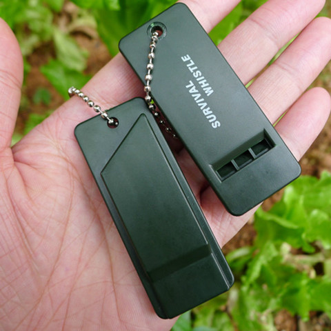 2Pcs/set Survival Whistle First Aid Kits Outdoor Emergency Whistling Signal Rescue Camping Hiking Outdoor Referee Multi-audio ► Photo 1/5