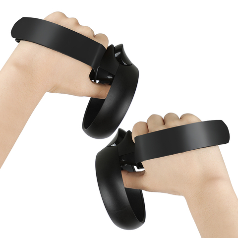 Touch Controller Grip Cover Case PU Knuckle Strap for Oculus Quest / Rift S Wrist Strap Anti-Throw Handle Protective Accessories ► Photo 1/6