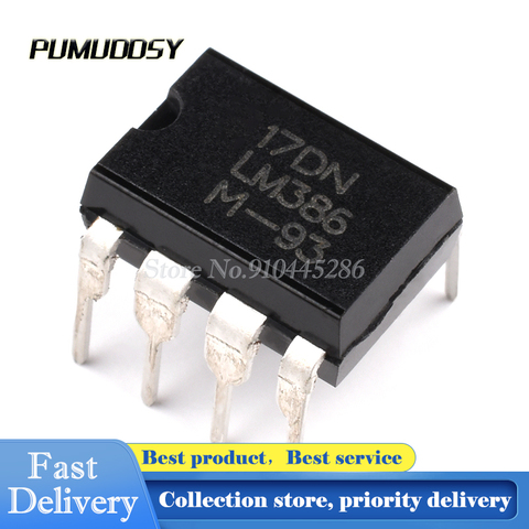 10 pcs LM386N DIP8 LM386 DIP LM386N-1 LM386-1 New IC ► Photo 1/1