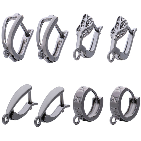 1 pair earrings hook Clasps accessories wholesale DIY handmade earrings for women For jewelry making Tassel earrings Ear wire ► Photo 1/6