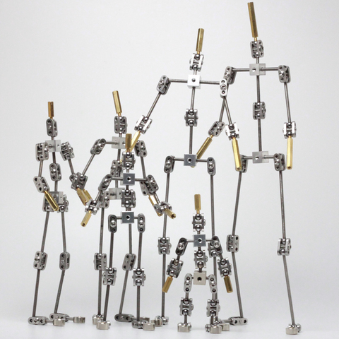DIY not-Ready-made animation studio armature kit for stop motion puppet of human body skeleton ► Photo 1/6