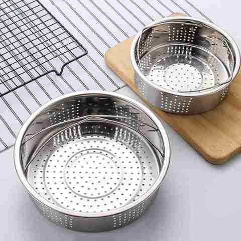 1PCS Pot Steaming Rack,Stainless Steel Steaming Rack Mesh Steaming