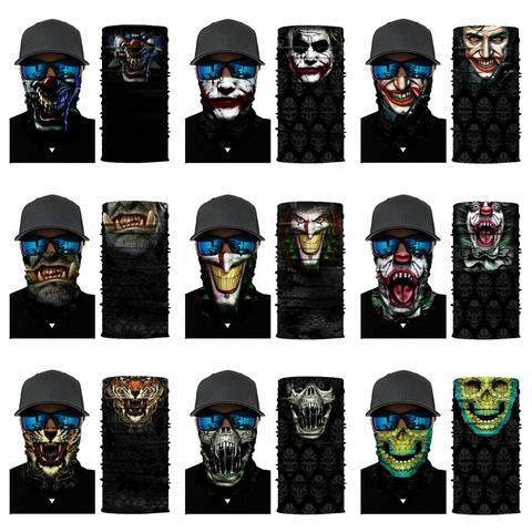 Stylish Skull Cycling Scarf Windproof Bandana Scarf Outdoor Hiking Motorcycle Riding Face Cover Neck Head Protector Scarf ► Photo 1/6