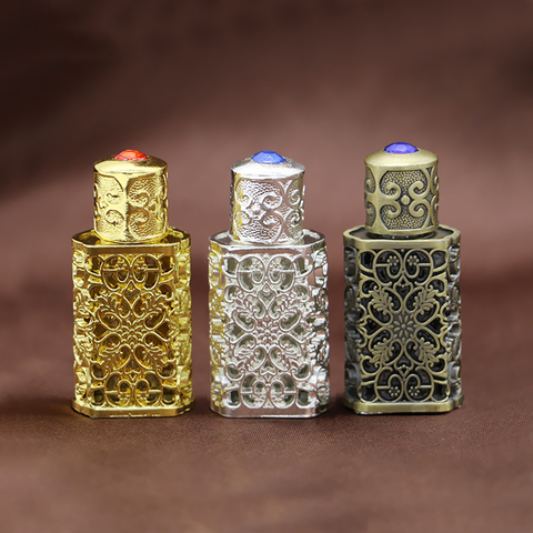 Mini Antiqued Parfume Refillable Bottle Arab Style Essential Oils Atomizer Perfume Spray Bottle ► Photo 1/6