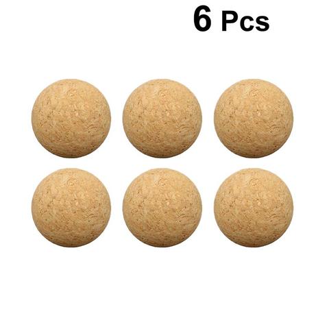 4pcs Wooden Baby-foot Table Footballs Fun Tabletop Soccer Interactive Ball Toys Game Accessories ► Photo 1/6