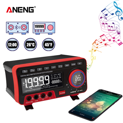 ANENG AN888S Profesional Digital Bench Multimeter 19999 Counts Transistor Tester Auto Range Voltmeter Multifunction Calibrator ► Photo 1/6