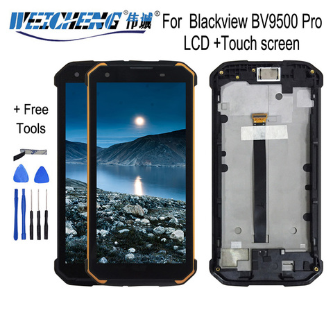 WEICHENG For Blackview BV9500 Pro LCD Display and Touch Screen Assembly Repair Parts With Tools For Blackview BV9500 ► Photo 1/5
