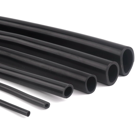 100cm I.D 2~16mm Food Grade Black Silicone Tube Hose Heat Resistant Flexible Silica Gel Pipe Aquarium Air Pump Soft Rubber Hose ► Photo 1/6