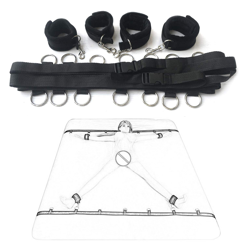 BDSM Bondage Kit Stainless Steel Extendable Spreader Bar Slave Handcuffs  Ankle Cuffs Fetish Restraints Set Sex Toys for Couples - AliExpress