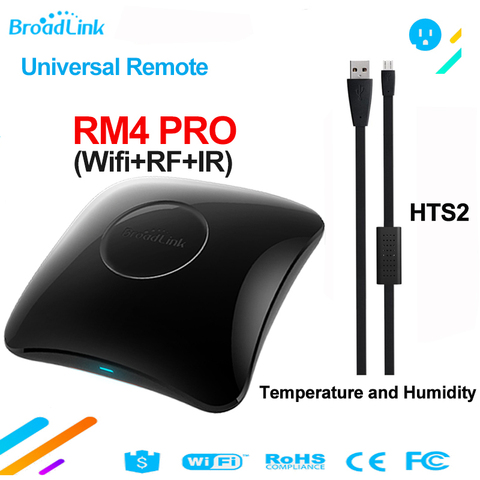Broadlink RM4 PRO Wifi IR RF Universal Remote Controller Smart Home  Wireless Control HTS2 Sensor Works with Alexa Google Home - Price history &  Review, AliExpress Seller - Gorelax Life Store