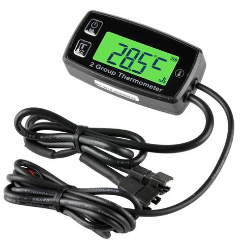 Digital 2 TEMP METER Thermometer Temperature Meter for Dirt Pit Bike Engine Motor Car GgeneratorTemperature Meter Oil Bike Motor ► Photo 1/6