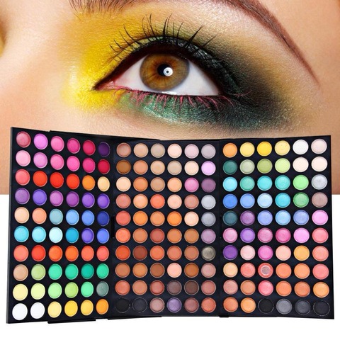 Popfeel 180 Color Eyeshadow Palette Shimmer and Matte Nude Makeup Eyeshadow Palette Cosmetic Eye Shadow Palette dfdf ► Photo 1/6
