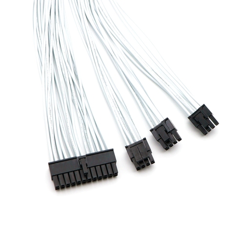 Custom Sleeved Modular PSU Power Cable Kit for SeaSonic Series PSU. ► Photo 1/2