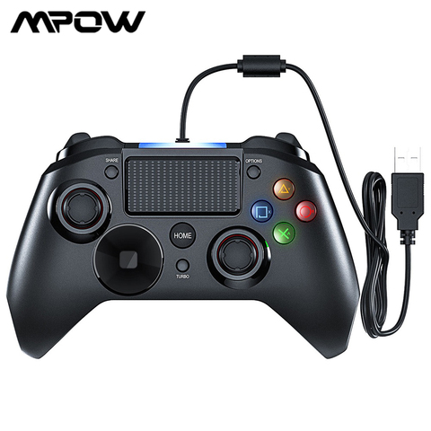 Price History Review On Mpow Ps4 Game Controller Usb Wired Gamepad Multiple Joystick Vibration Handle 2m Cable Gamepad For Iphone Ipad Pc For Ps4 Ps3 Aliexpress Seller High Tech World Store