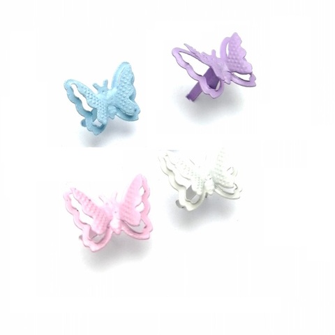 Scrapbooking Metal Brads Rhinestone Accessories Butterfly flower Embellishment For Wedding Supplies Paper Card Craft ► Photo 1/6