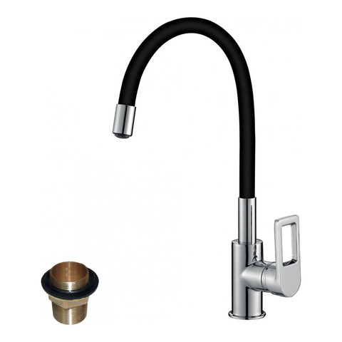 Bathtub Faucets Rossinka 1013040 Home Improvement Fixture Bathroom Faucets crane cranes shower mixer Faucet Rossinka kitchen faucet with flexible spout (Z35-35U-Black) ► Photo 1/3