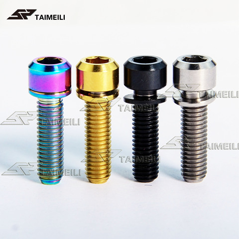 Titanium screws M5x16mm M5x18mm M5x20mm  cylindrical head without shedding washers bicycle mounting screws ► Photo 1/6