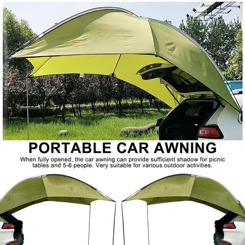 Outdoor Lightweight Waterproof Tent Durable Auto Camping SUVSedan Anti-uv Tent For Beach Camping Traveling Shade Awning Dropship ► Photo 1/6