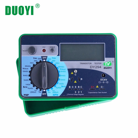 DUOYI DY294 Multifunction Digital Transistor AnalyzerTester Semiconductor Diode Triode 1000V Reverse Voltage Capacitance FET ► Photo 1/6
