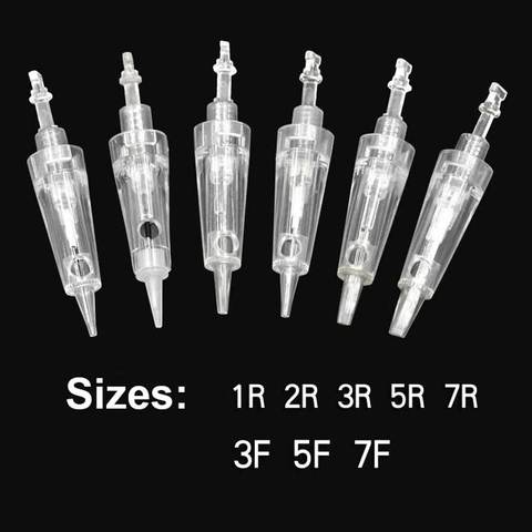 100pcs  (Bayonet port)  Cartridges Needles Sterilized Permanent Makeup Machine Needles For Tattoo Eyebrow Liner Lips Supply ► Photo 1/6