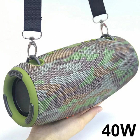 High Power 40W Bluetooth Speaker Waterproof Portable Column Super Bass Stereo For Comuter PC Speakers with FM Radio BT AUX TFusb ► Photo 1/6