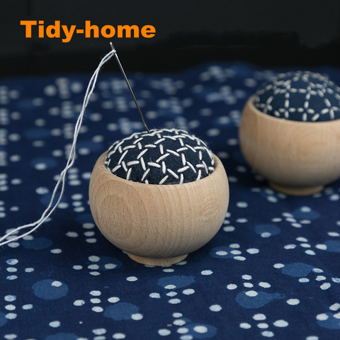 Cute Japaness Style Wood Needle Pin Base Pincushion Base Wooden Sashiko Accessory DIY Accessory ► Photo 1/4