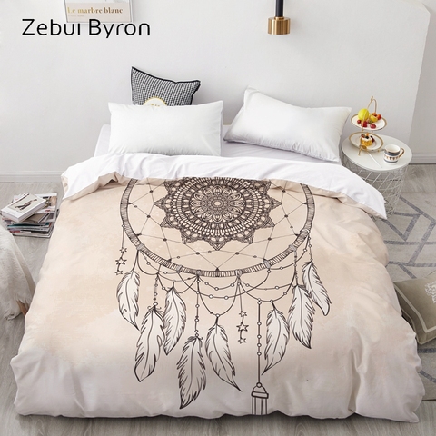 3D Custom Duvet Cover,Comforter/Quilt/Blanket case Queen/King Bedding 220x240/200x200,Dreamcatcher Retro Home textile,drop ship ► Photo 1/5