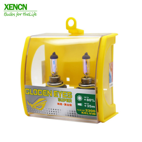 XENCN HB4 9006 12V 51W 2300K Super Xenon Yellow Headlights Fog Lamps Halogen Car Head Light 30% More Light 75m beam New 2pcs ► Photo 1/6