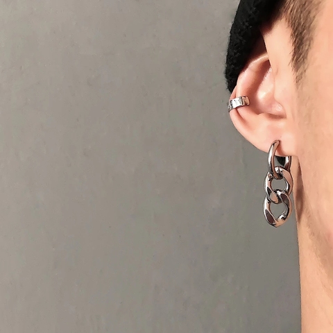 Simple Stainless Steel Dangle Earrings Korean Simple Hoop Earring for Women Men Punk Jewelry Gift ► Photo 1/6